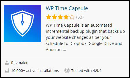 WP-Time-Capsule Plugin for WordPress