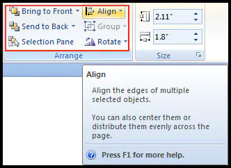 Introduction of Arrange Object in PowerPoint 2007
