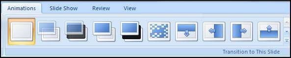 Introduction of Transition in PowerPoint 2007