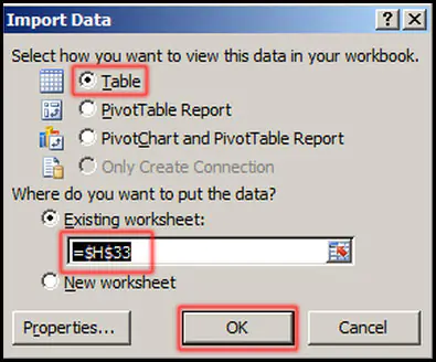 Import Access Database in Excel 2007 Image 3