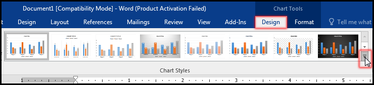 Insert & Format Chart [Change Chart Style in MS Word 2016 Bangla Tutorial]