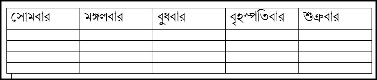 Input Text in Table in MS Word 2016 Bangla Tutorial