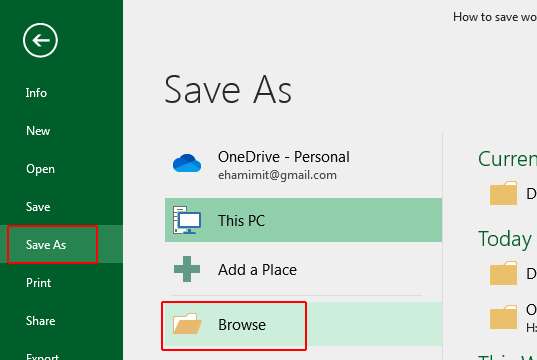 How to save excel 2016 file as PDF Format